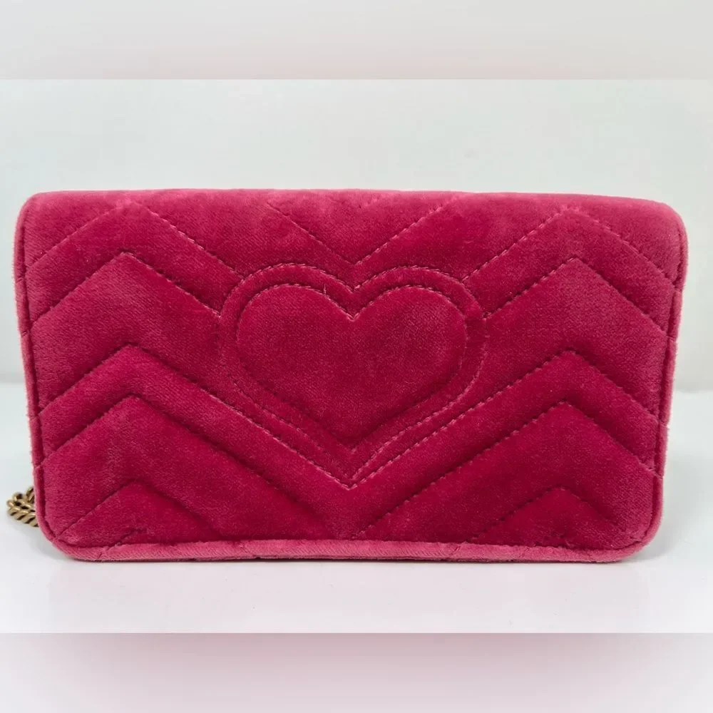 Gucci Love Embroidered Velvet Marmont - Mini - Picture 4 of 13